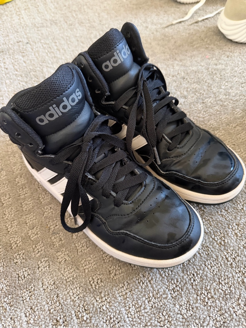 Kids Adidas High Top Sneakers - Picture 2 of 6